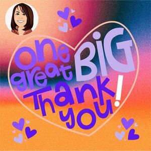 ✨Thank you so much! Join me on Saturday mornings for more fun times!